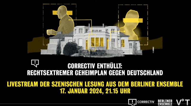 Die CORRECTIV-Recherche als szenische Lesung